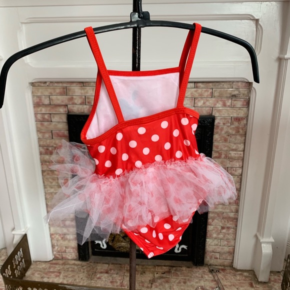 Disney Minnie Mouse Swimsuit 12 months EUC - Picture 4 of 5